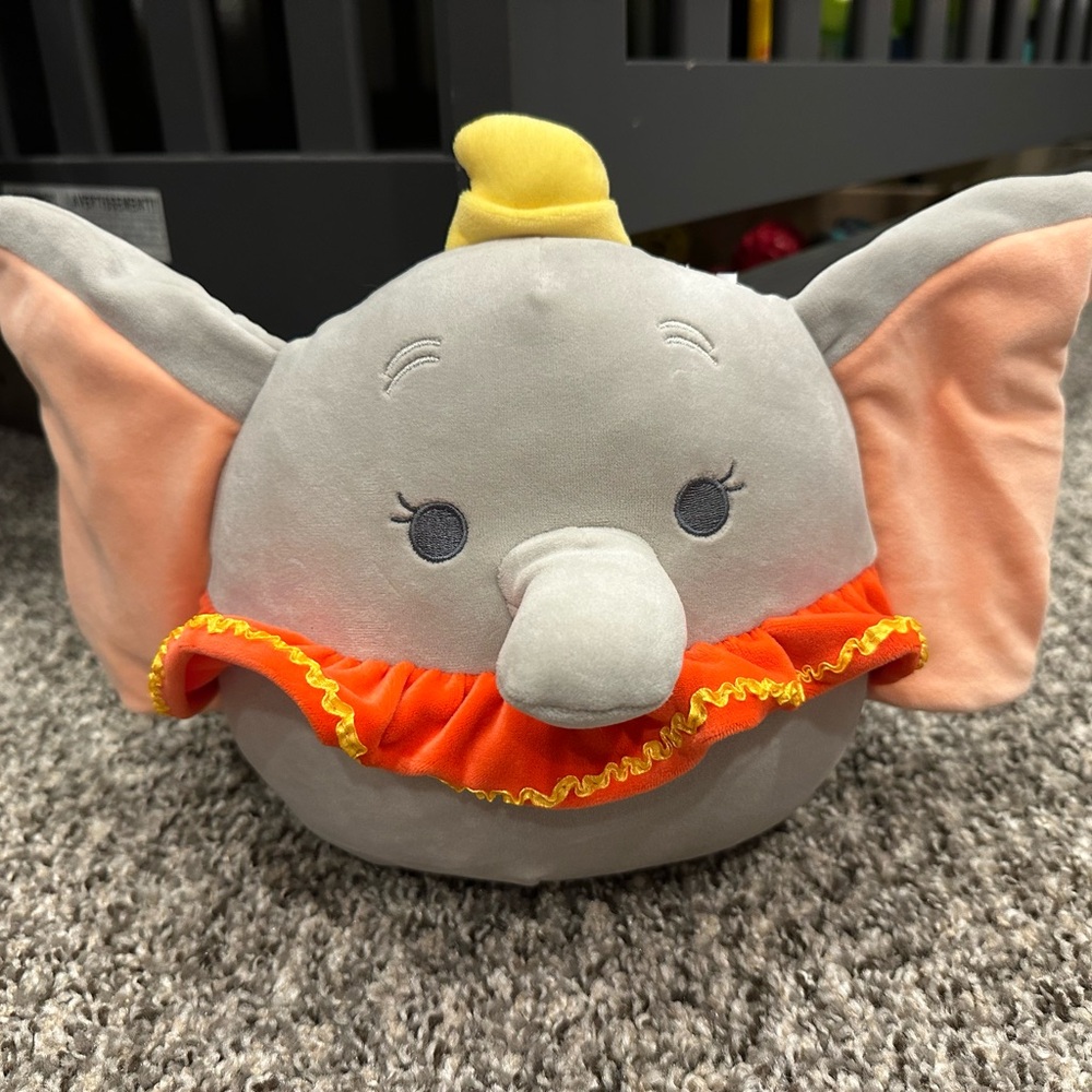 Squishmallows Official Disney Dumbo Super Soft Plush 8" New